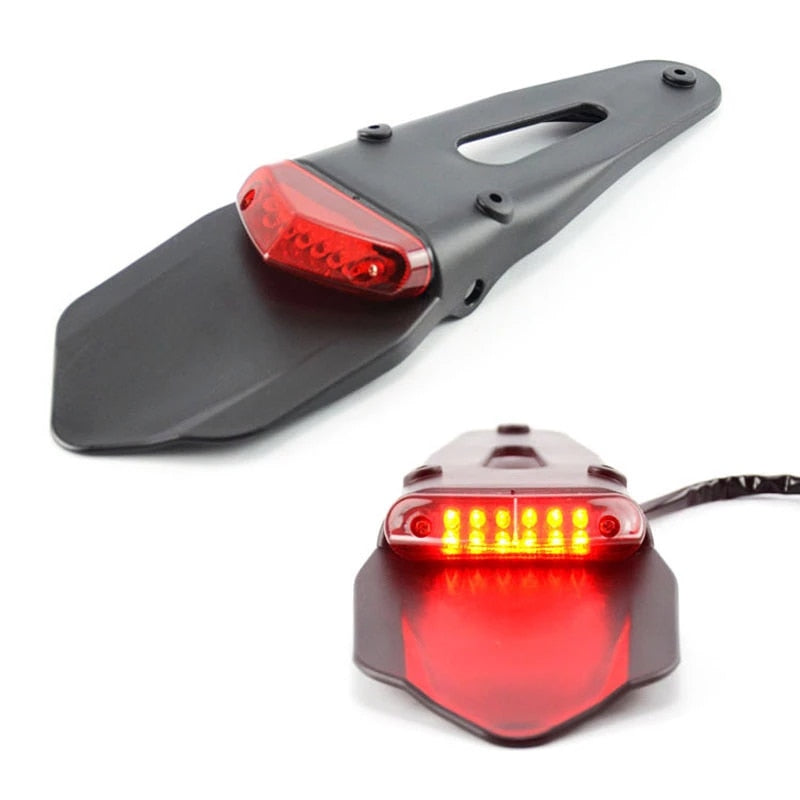 C.M.T Racing Motorcycle Dirt Bike Rear universal RED LED tail light Ex