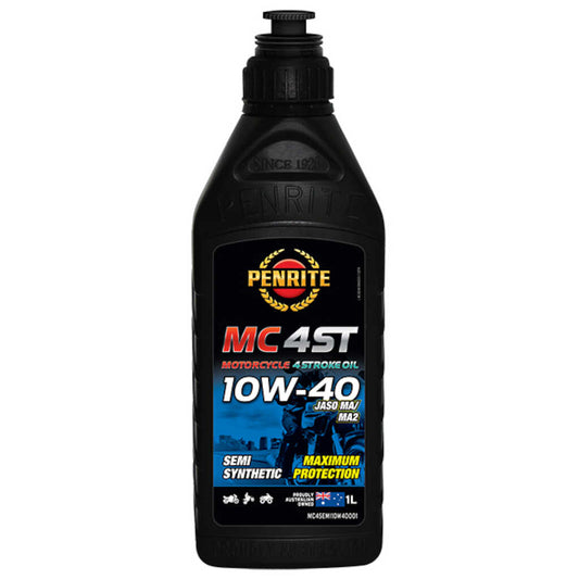 Penrite MC-4ST 10W-40 Semi Synthetic 4 Stroke Oil 1L