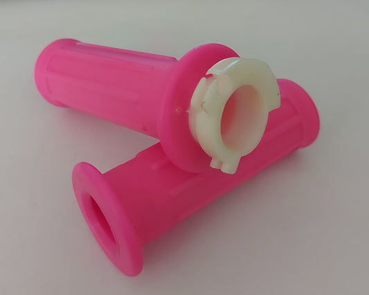 Pink Hand Grips For Yamaha PW50 PY50 PeeWee Aftermarket Part