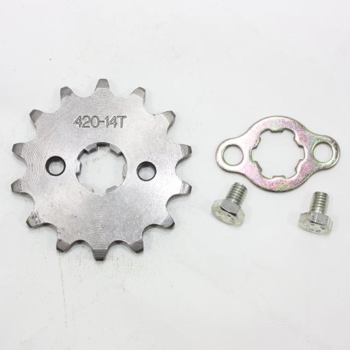 14T Teeth 17mm 420 Chain Front Sprocket Cog PIT TRAIL QUAD DIRT BIKE ATV BUGGY