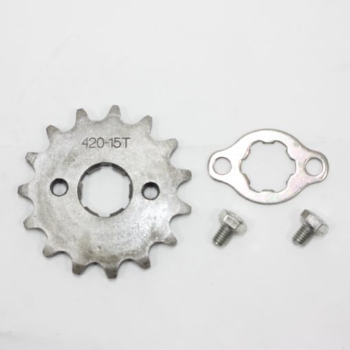 15T Teeth 20mm 420 Chain Front Sprocket Cog PIT TRAIL QUAD DIRT BIKE ATV BUGGY