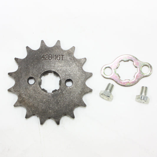 16T Teeth 17mm 428 Chain Front Sprocket Cog PIT TRAIL QUAD DIRT BIKE ATV BUGGY