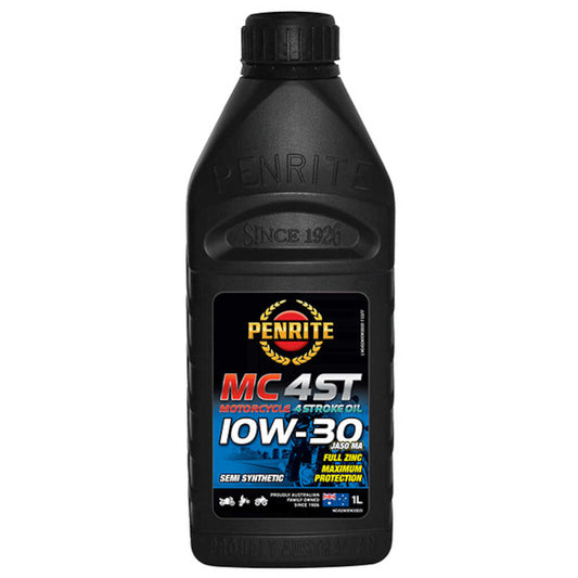 Penrite MC-4ST 10W-30 Semi Synthetic 4 Stroke Oil 1L