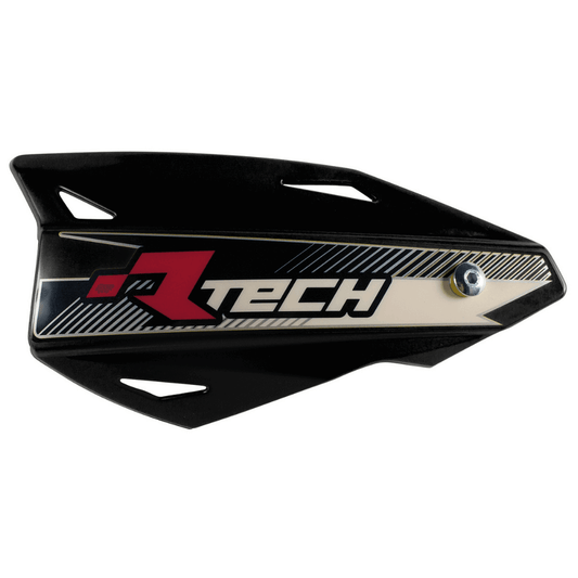 Rtech Black Vertigo MX Handguards - Includes Mounting Kit