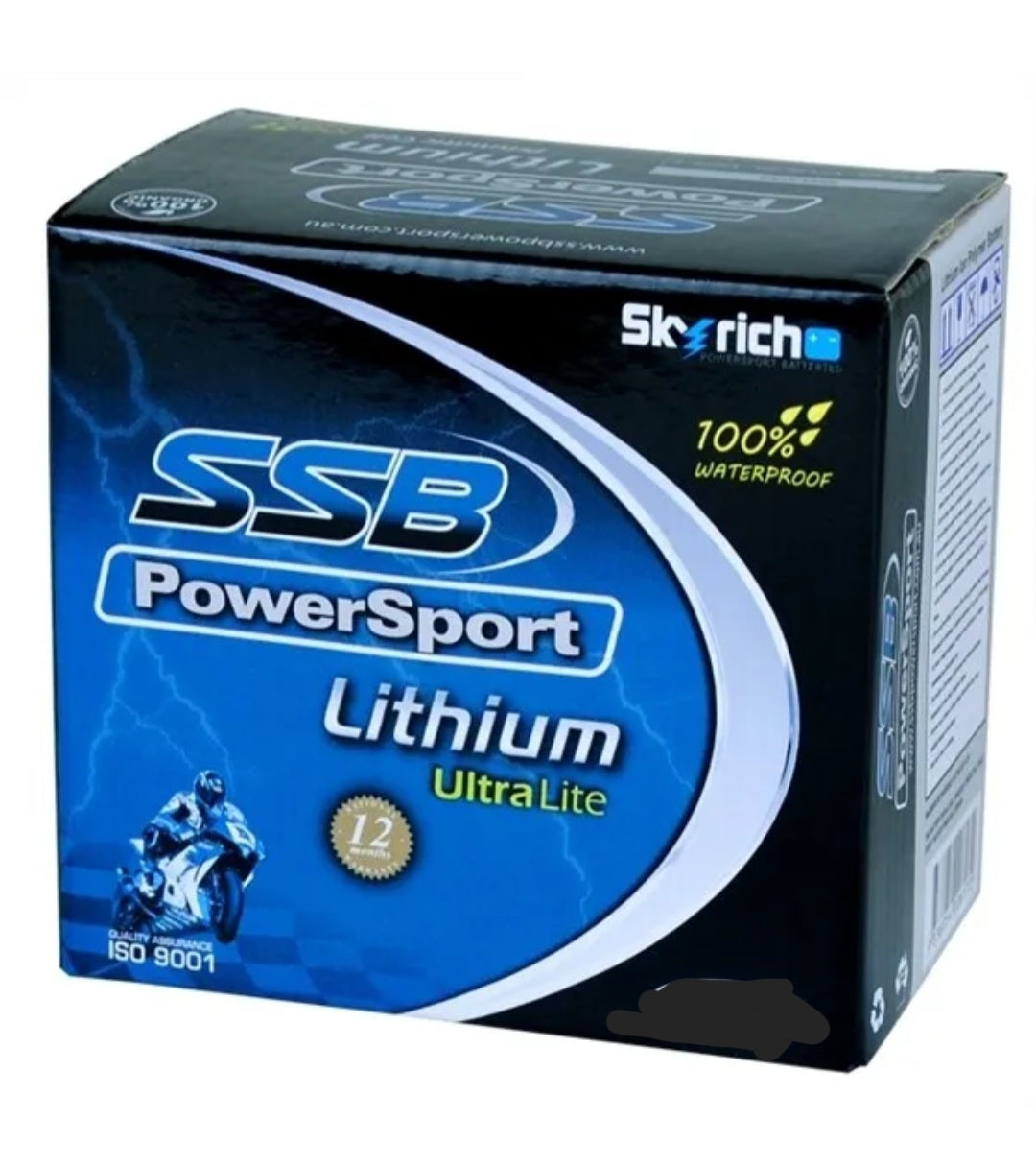 SSB POWERSPORT LITHIUM ULTRALITE 12V BATTERY (4-LFP5L-BS)