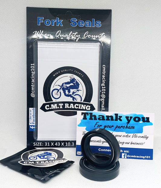 CMT Fork Seal Honda Yamaha Kawasaki 31x43x10.3 Dirt Bike Fork Oil Seal Kit