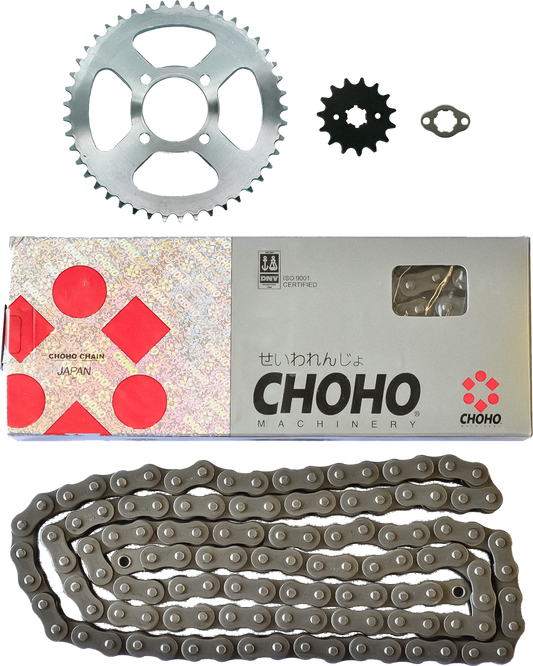 H/DUTY CHAIN/SPROCKET KIT CT110 PRE 99