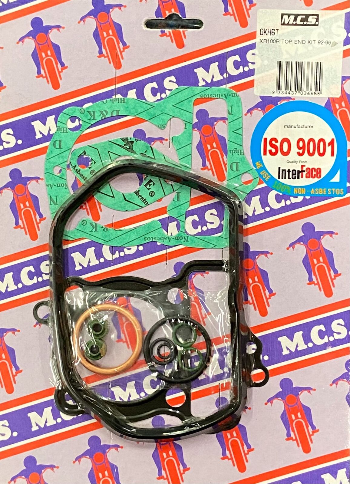 GKH6T-HONDA XR/CRF100 92-09 TOP END GASKET KIT