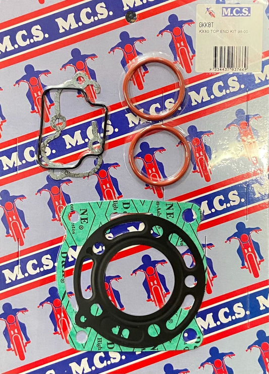 GKK8T-KAWASAKI KX80 98-00 TOP END GASKET KIT