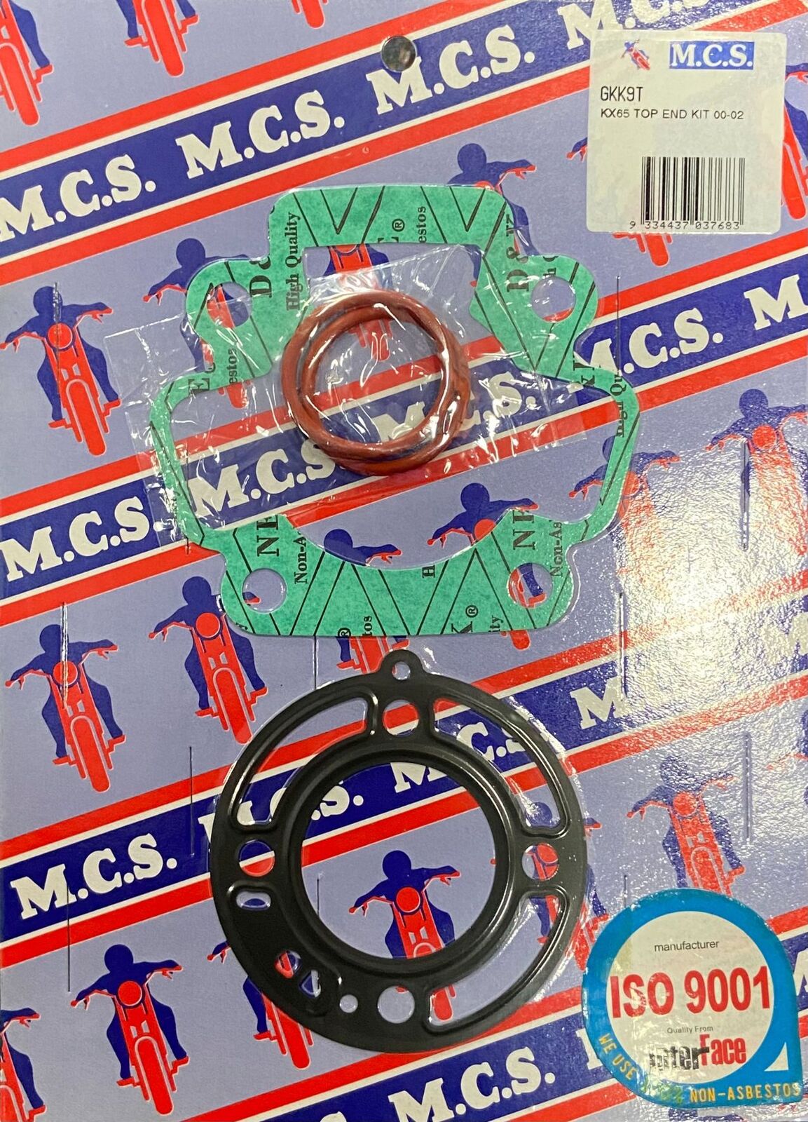 GKK9T-KAWASAKI KX65 00-09 SUZUKI RM65 02-04 TOP END GASKET KIT