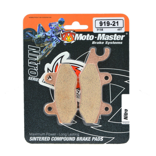 MOTO-MASTER HUSQAVARNA / KAWZSAKI / SUZUKI / YAMAHA NITRO SERIES FRONT BRAKE PADS