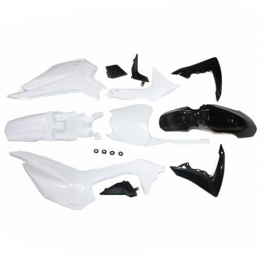 BLACK Plastics Guard Fairing Fender Kit CRF110 Atomik DHZ PITPRO Trail Dirt Bike