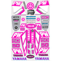 STICKER KIT PW50 PINK