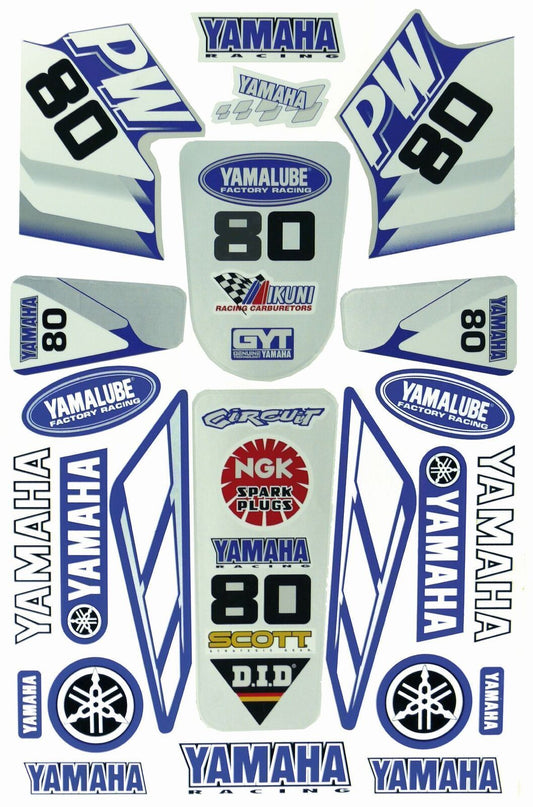 YAMAHA PW80 STICKER KIT