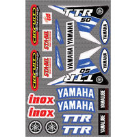 PROTTR50A ~ ECONOMY TTR50 YAMAHA STICKER KIT