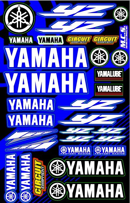 YAMAHA YZ STICKER KIT