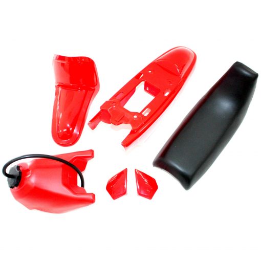 RED Plastic Fender Fairing Seat Fuel Tank Yamaha PEEWEE PW50 PY50 50 DIRT BIKE