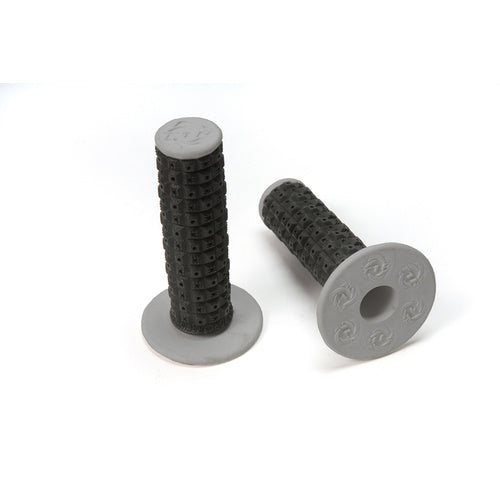 MX/ENDURO DUAL COMPOUND GRIP BLACK / GREY WITH GRIP GLUE