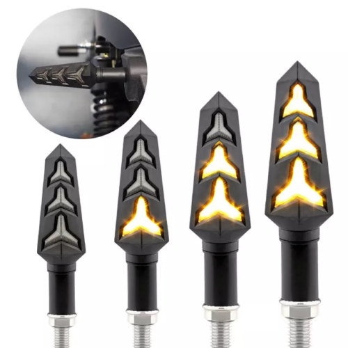 4 x 12V LED Universal Motorcycle Indicators Turn Front/Rear